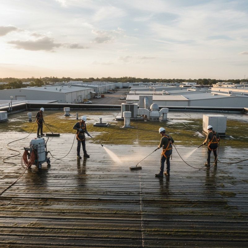 Local Industrial Roof Service pros at work